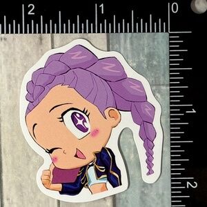 🌀10/$10🌀 K-Pop Demon Hunters Chibi Style Reusable Waterproof Vinyl Sticker